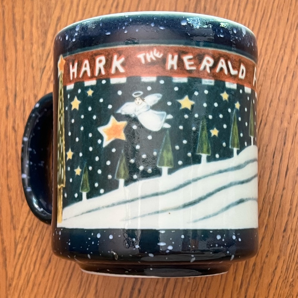 Vintage Otagiri “Hark the Harald Angels Sing” Mug